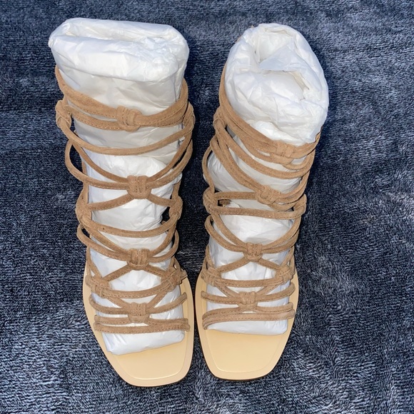 New Rag & Bone Camille Suede Sandals Size 6.5 - Picture 3 of 14